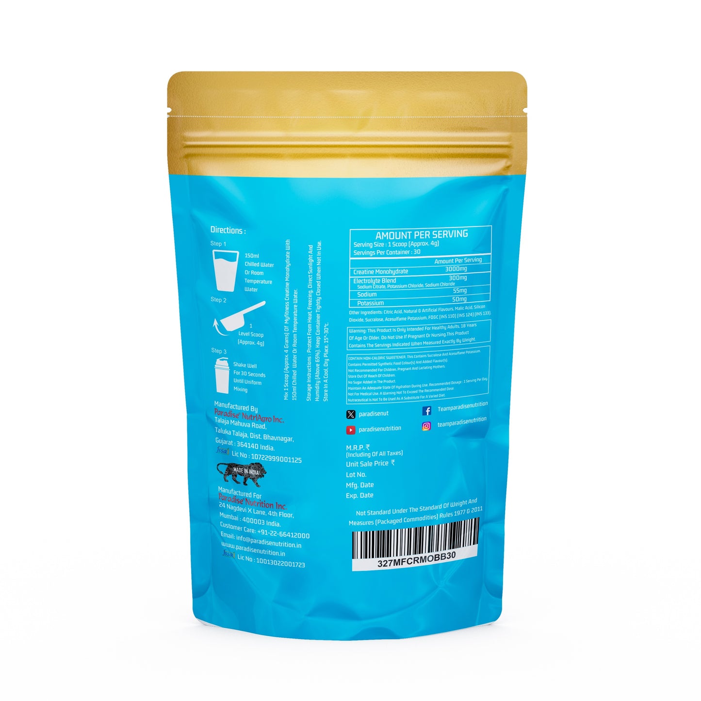 Myfitness Micronized Creatine | 3g Pure Creatine Per Scoop