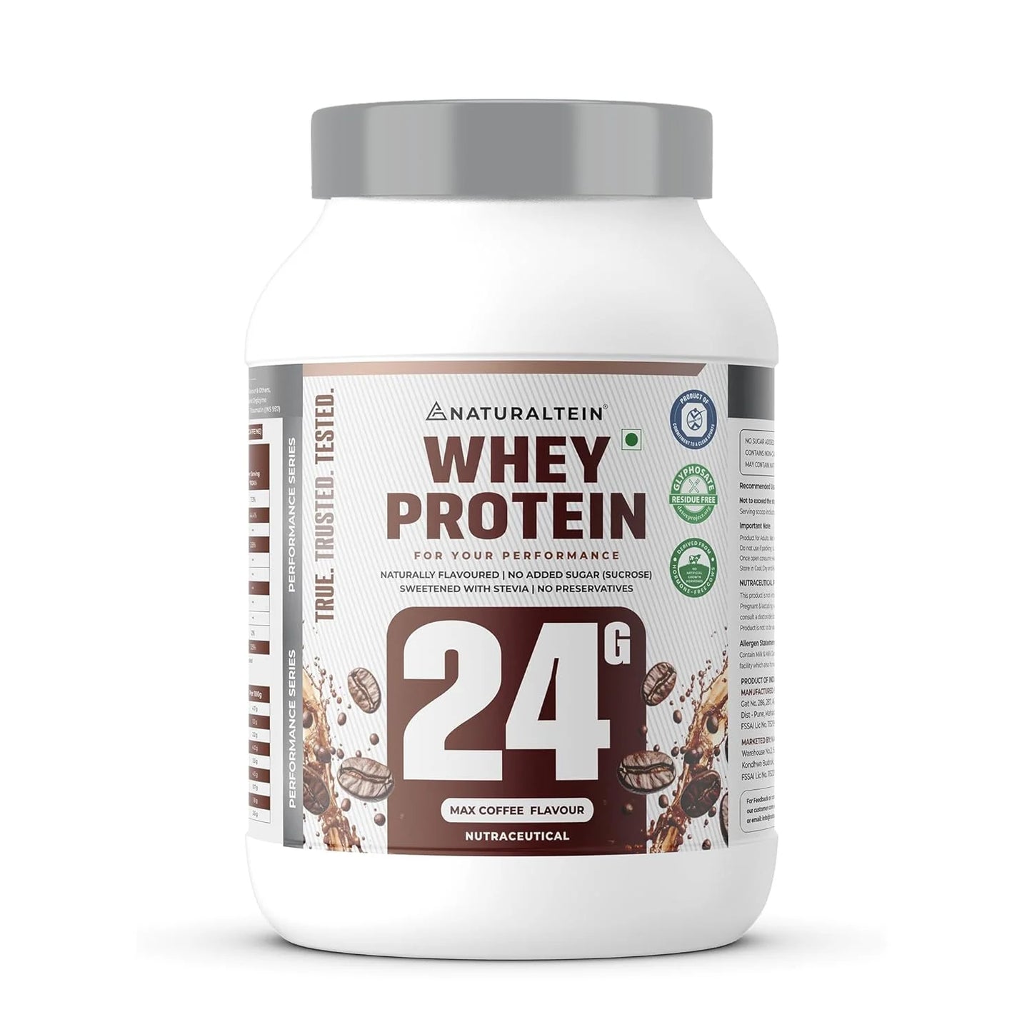 Naturaltein Whey Protein - 100% Natural, High Protein Blend