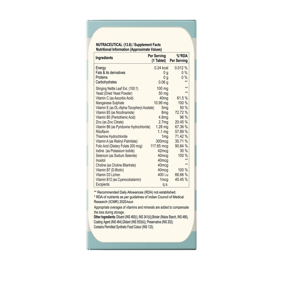 Aesthetic Nutrition Hair, Nail & Skin Tablets with Biotin