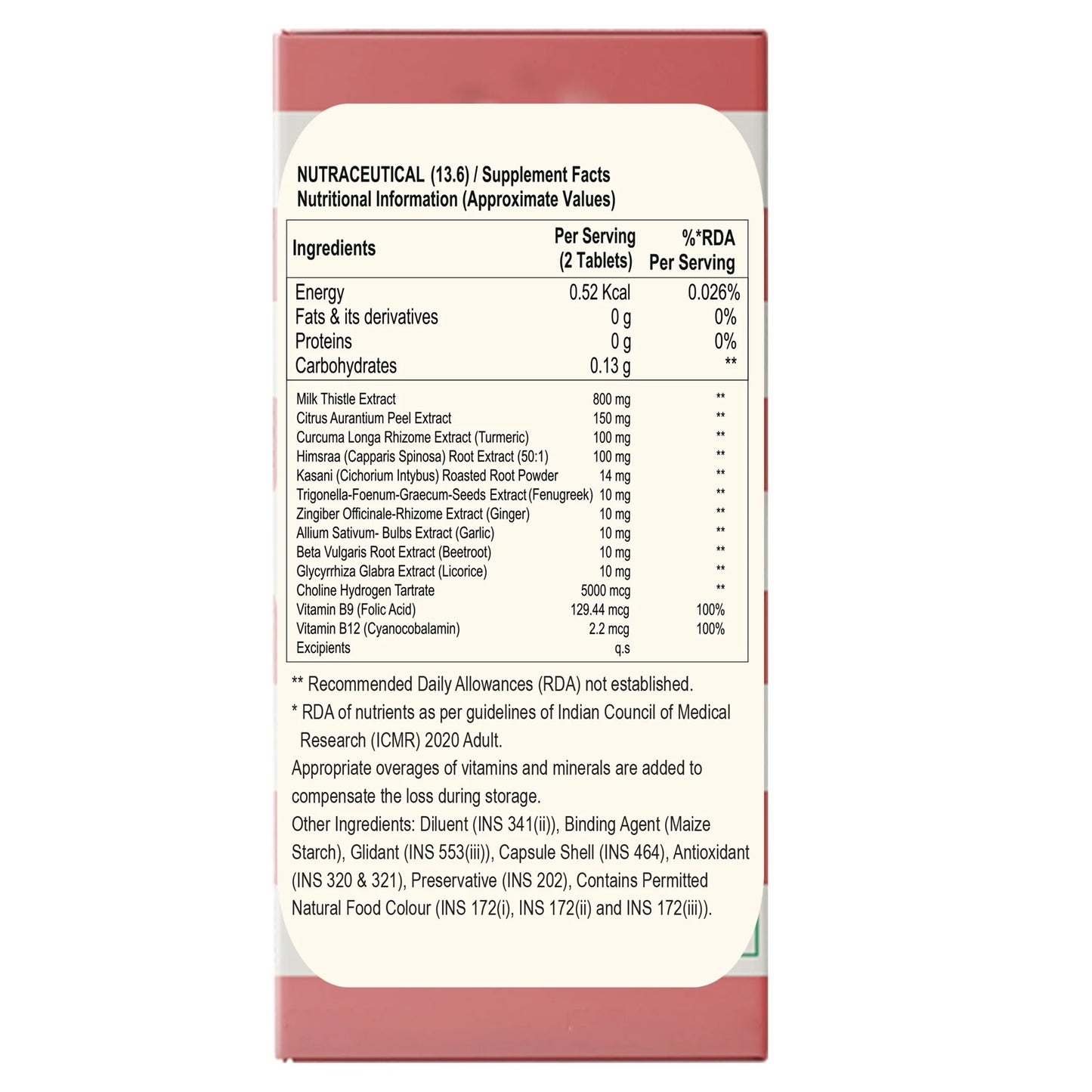 Aesthetic Nutrition Liver Detox | Milk Thistle & Herbs