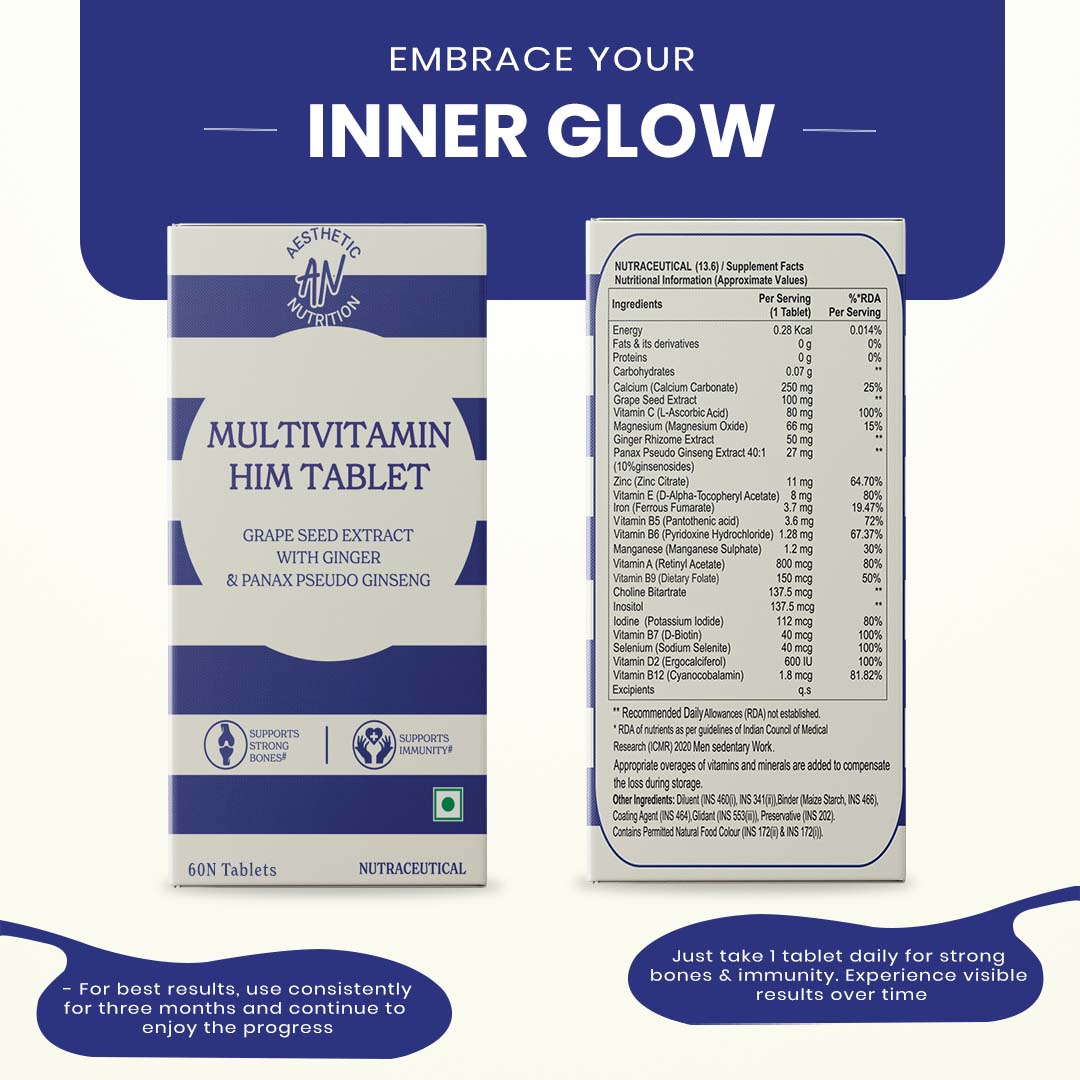 Aesthetic Nutrition Multivitamin Him - Energy & Vitality