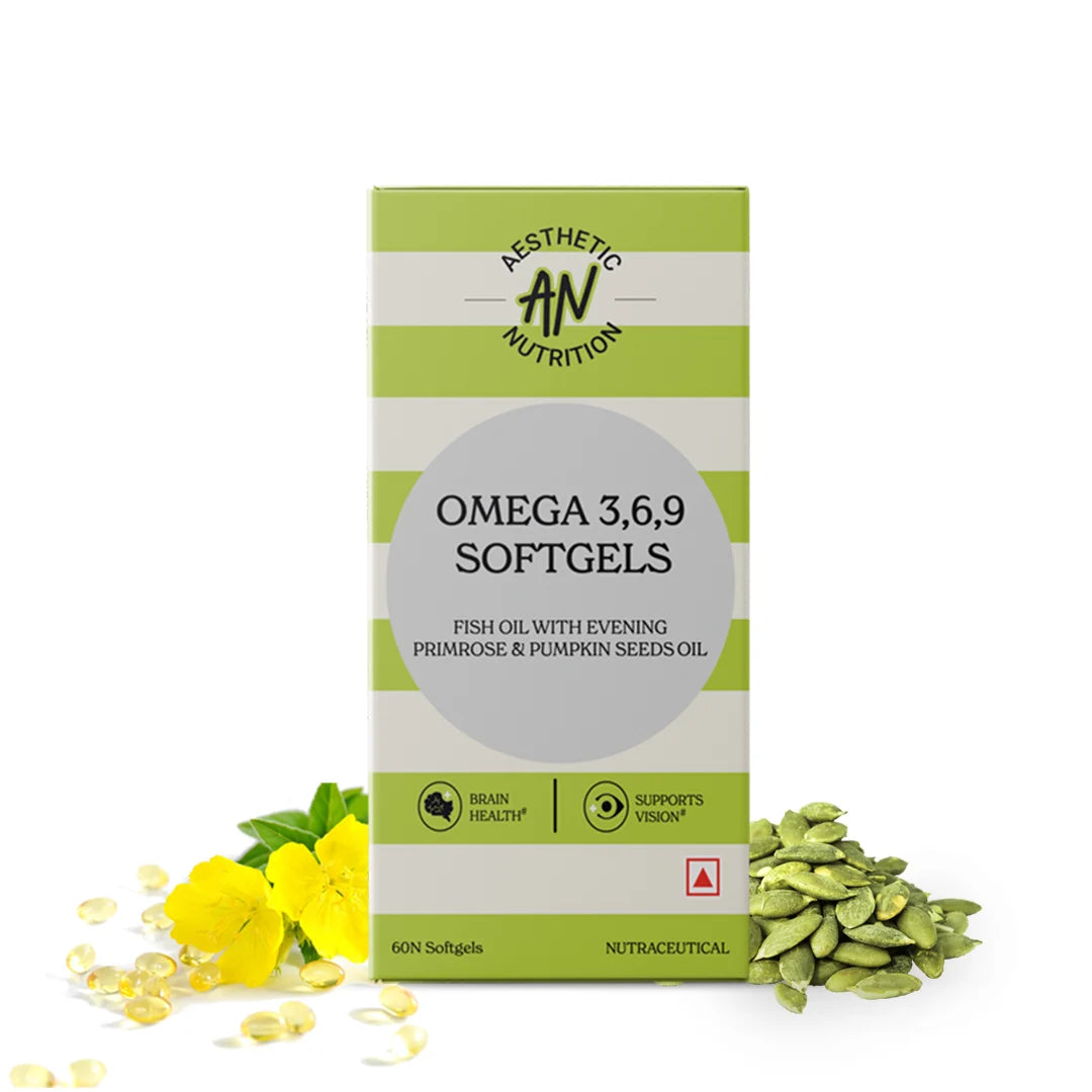 Aesthetic Nutrition Omega 3, 6, 9 - Triple Omega Support