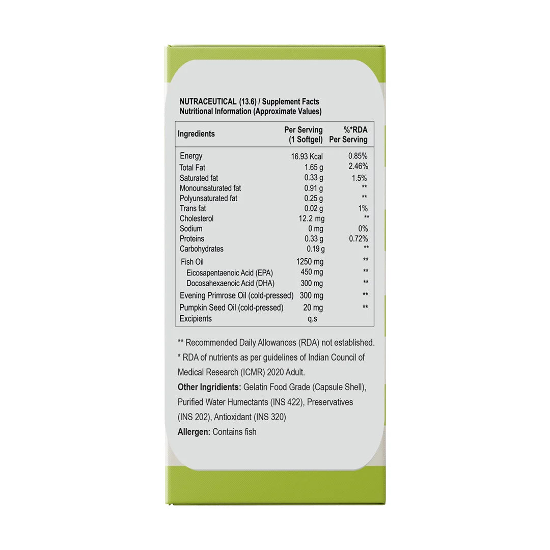 Aesthetic Nutrition Omega 3, 6, 9 - Triple Omega Support