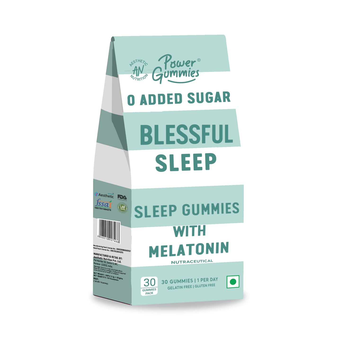 Power Gummies Blessful Sleep | 0 Added Sugar & Natural Aid