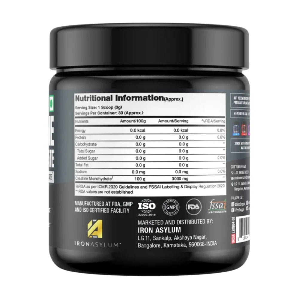ProSupps Creatine Monohydrate | 3g Pure Creatine Boost