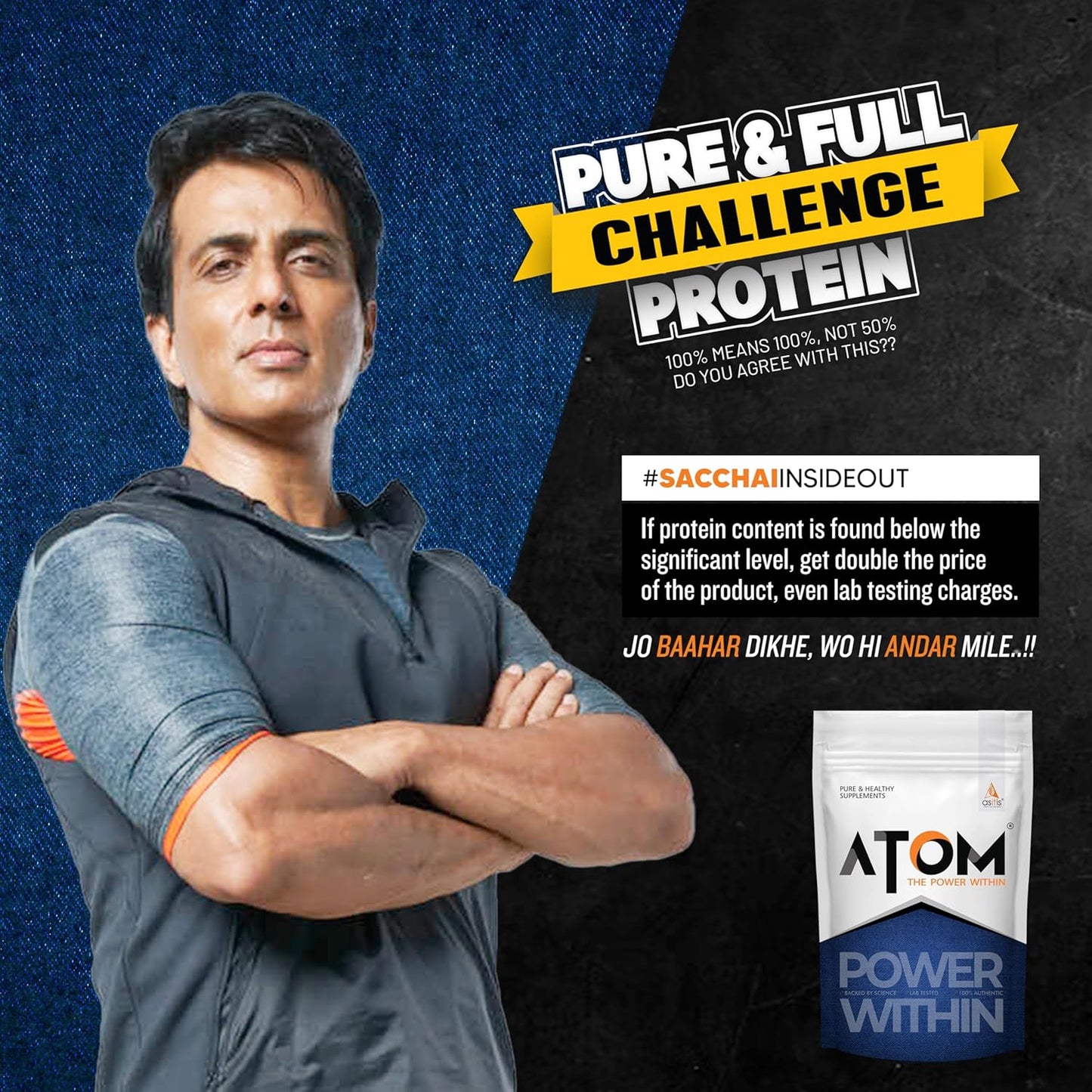 AS-IT-IS ATOM PWR Raw Whey Protein – Fast Absorption