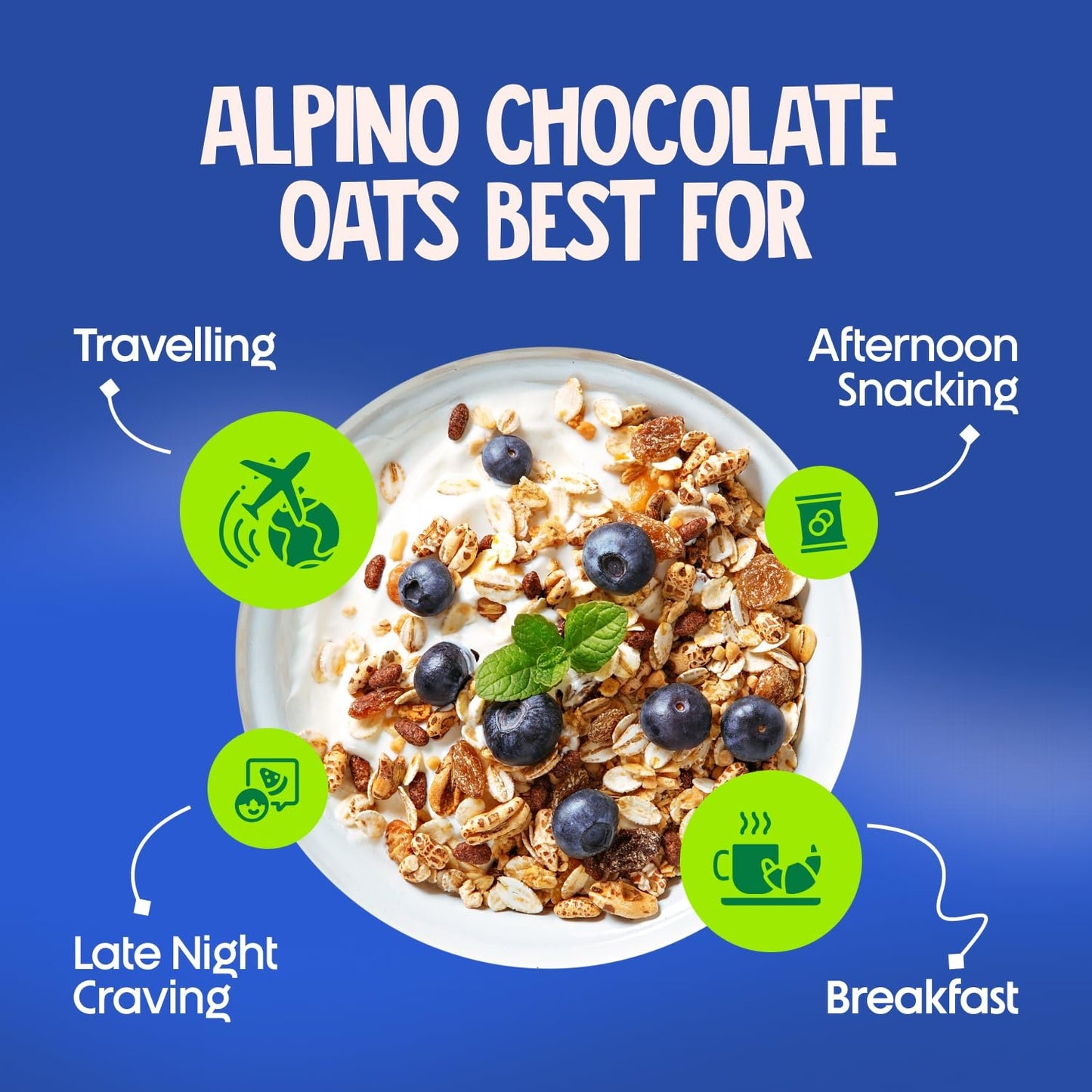 Alpino High Protein Super Oats Unsweetened | 22g Protein