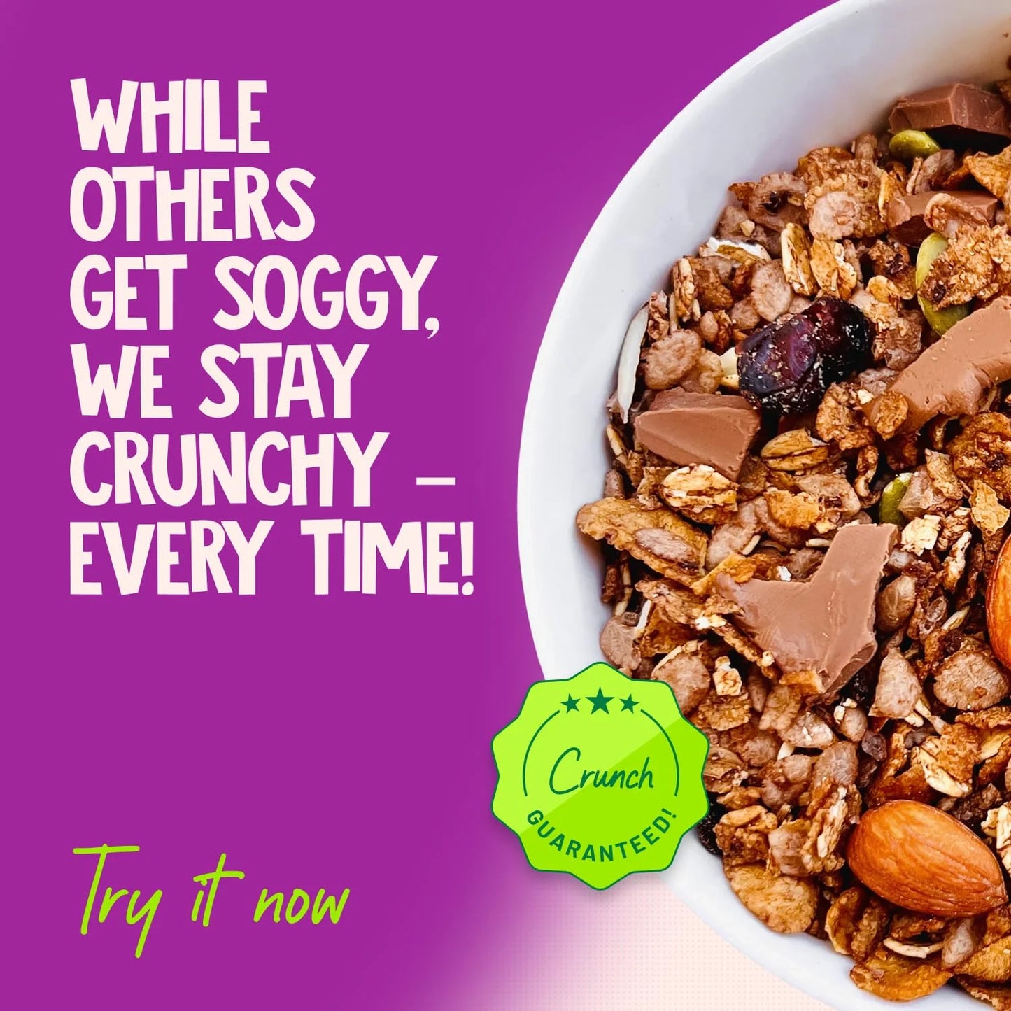 Alpino Chocolate Super Muesli Nuts & Cookies | 18g Protein