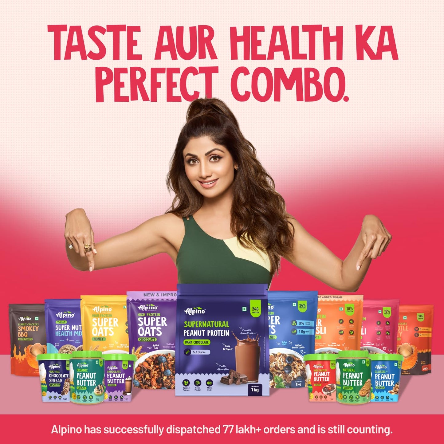 Alpino Super Muesli Fruit & Nuts | 18g Protein & Fiber Boost