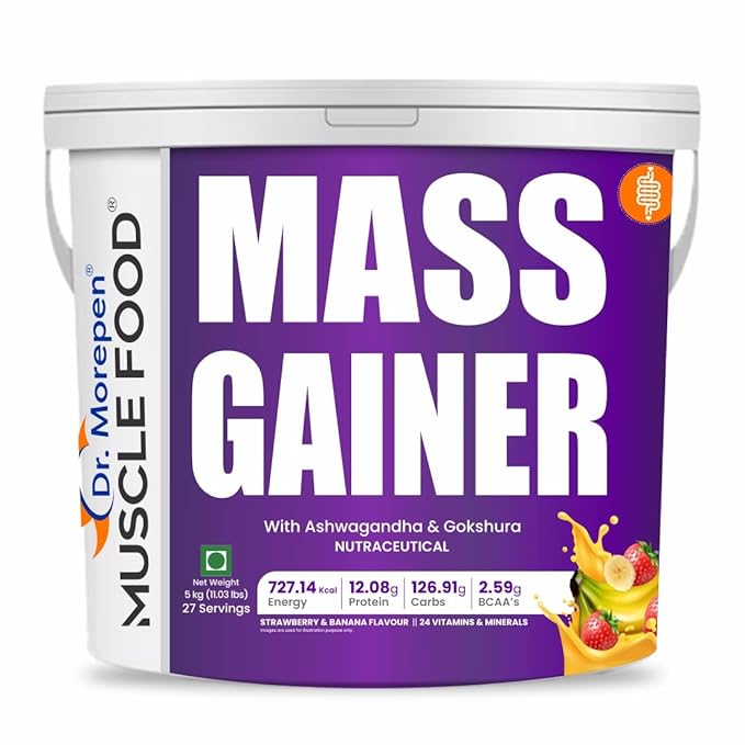 Dr. Morepen Muscle Food Mass Gainer | Strength & Recovery