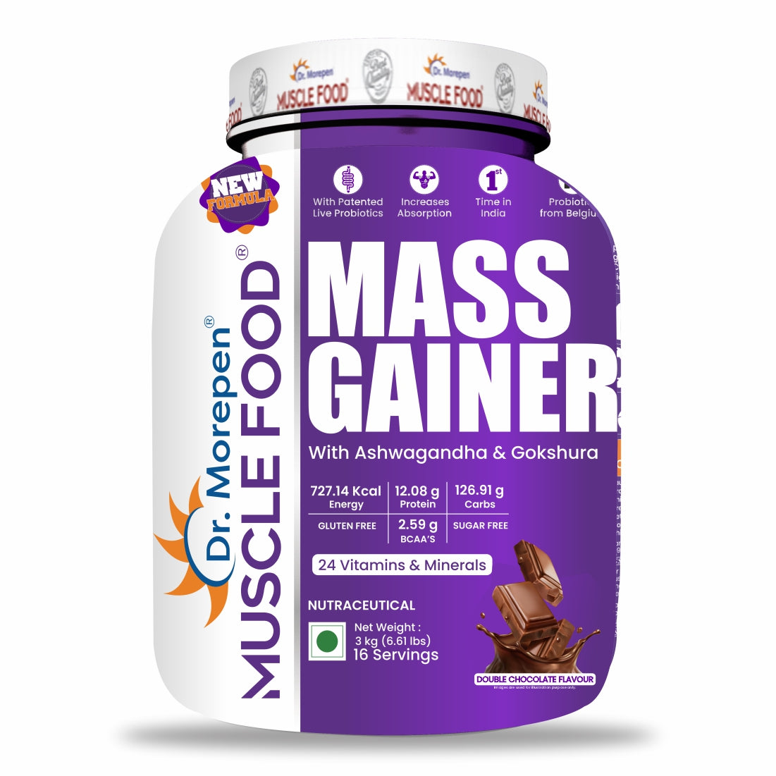 Dr. Morepen Muscle Food Mass Gainer | Strength & Recovery