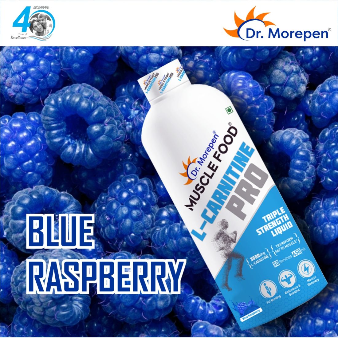 Dr. Morepen L-Carnitine Pro | Boost Fat Burn & Muscle Recovery