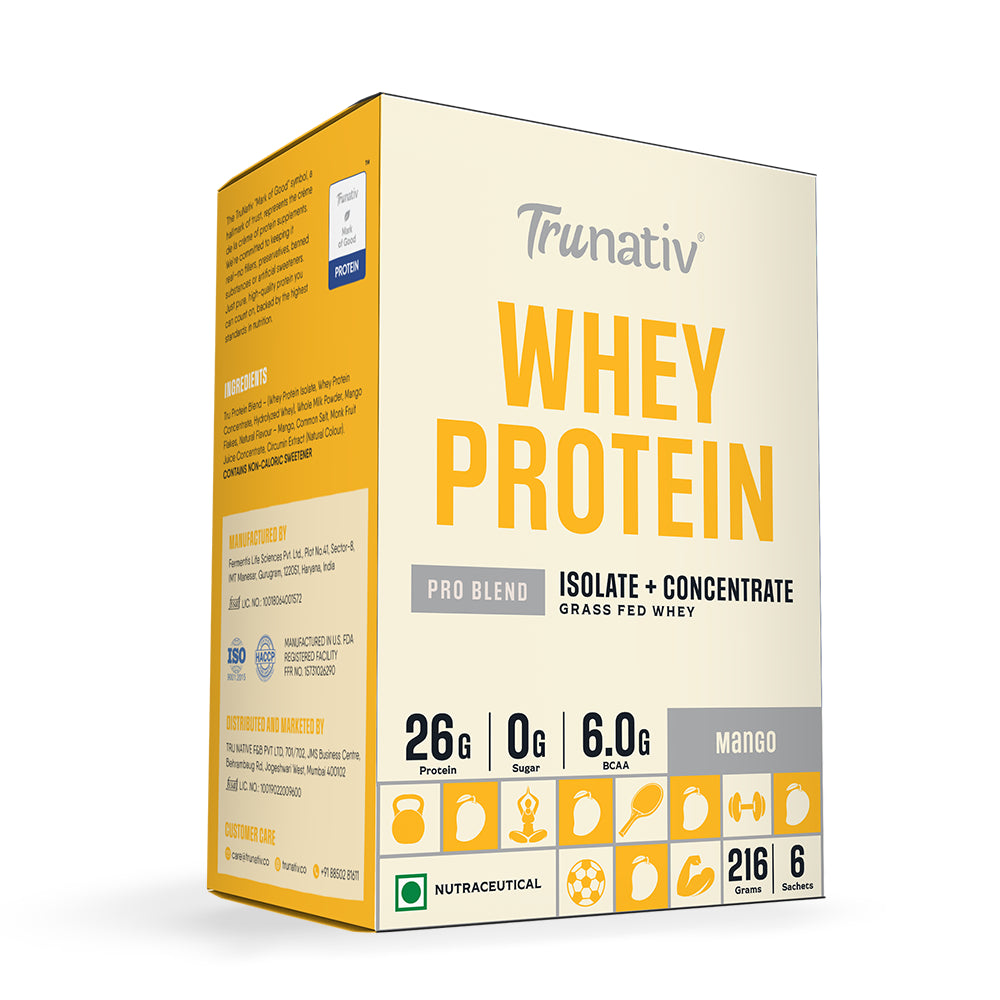 TruNativ Whey Protein Pro Blend | 26g Grass-Fed Protein