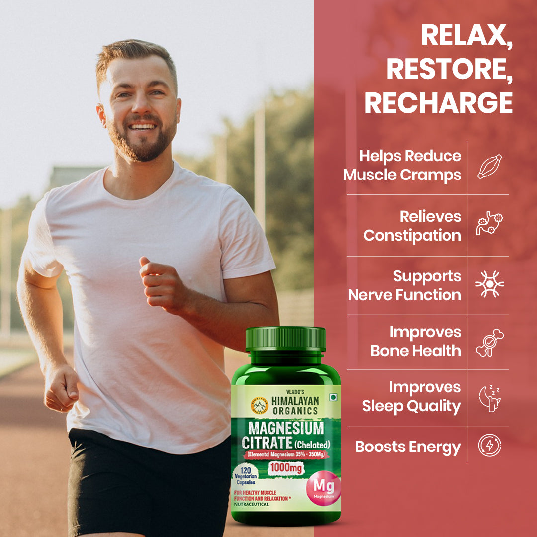 Vlado's Himalayan Organics Magnesium Citrate | Bone & Muscle Health
