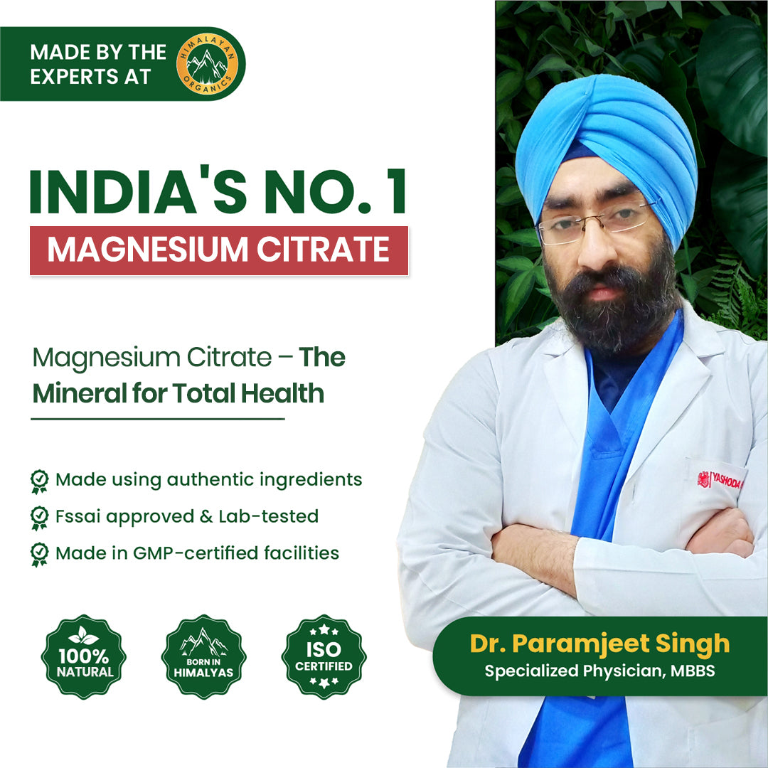 Vlado's Himalayan Organics Magnesium Citrate | Bone & Muscle Health