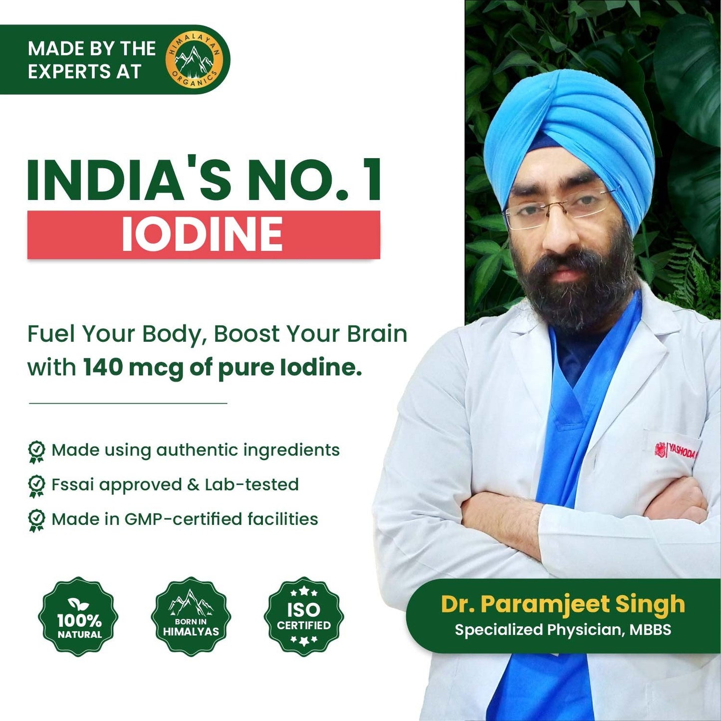 Vlado's Himalayan Organics Iodine - Thyroid & Metabolism