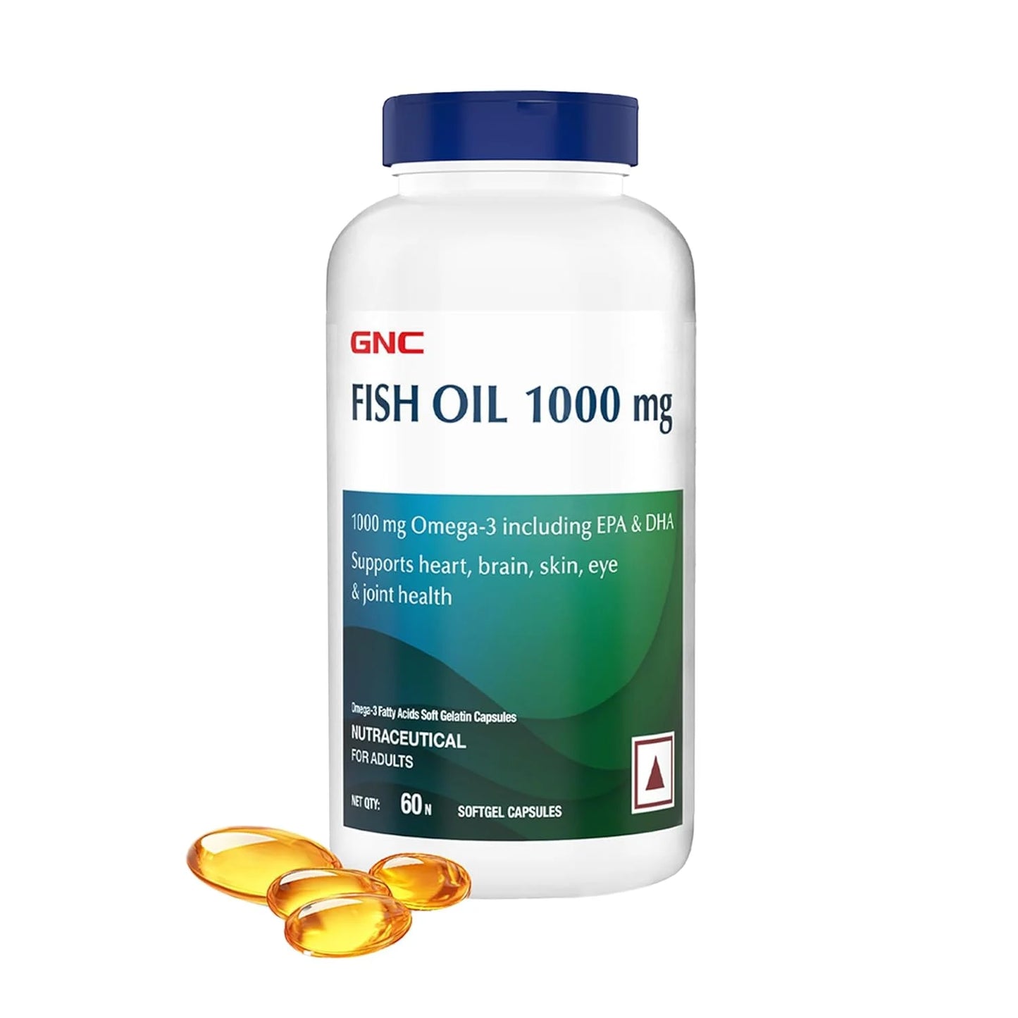 GNC Fish Oil 1000mg | Heart & Brain Health Support