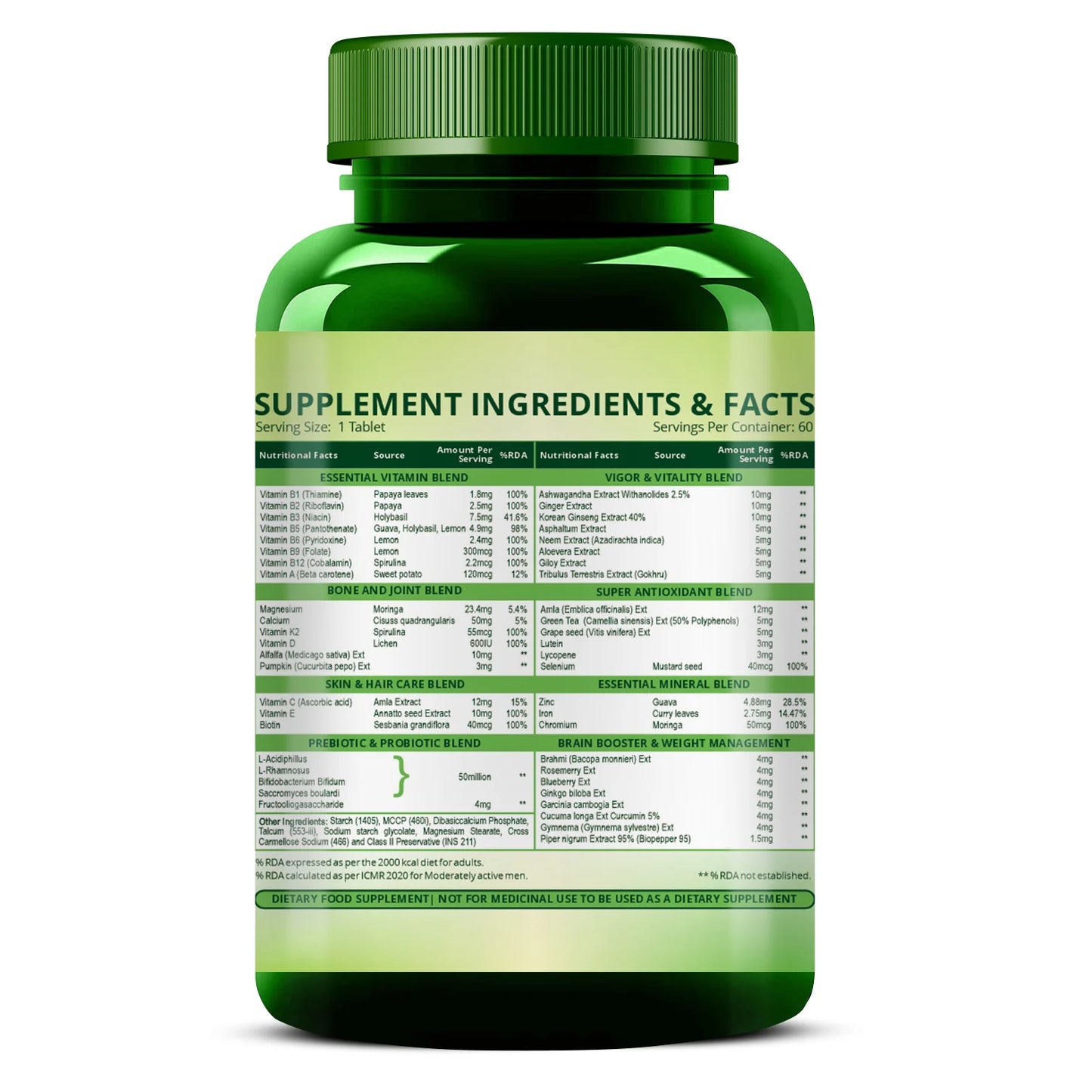 Vlado's Himalayan Organics Multivitamin with Probiotics