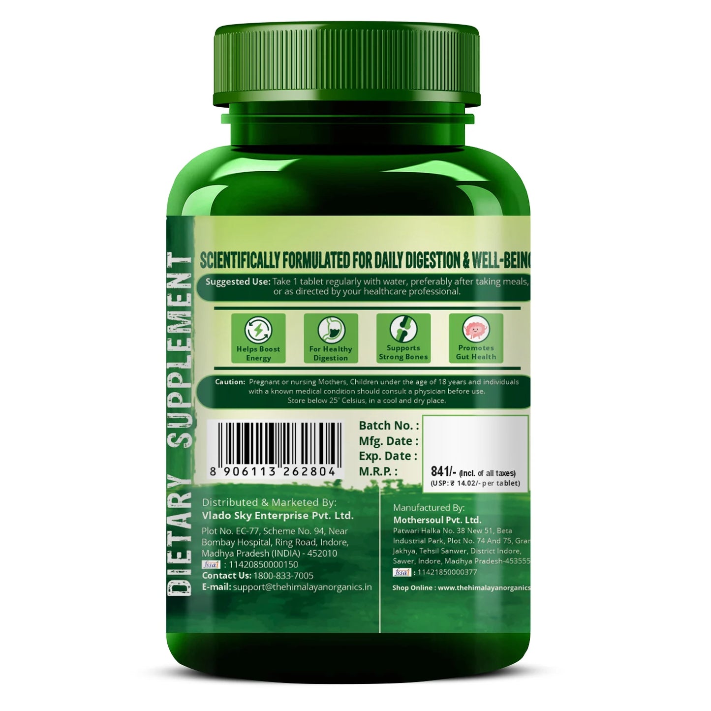 Vlado's Himalayan Organics Multivitamin with Probiotics