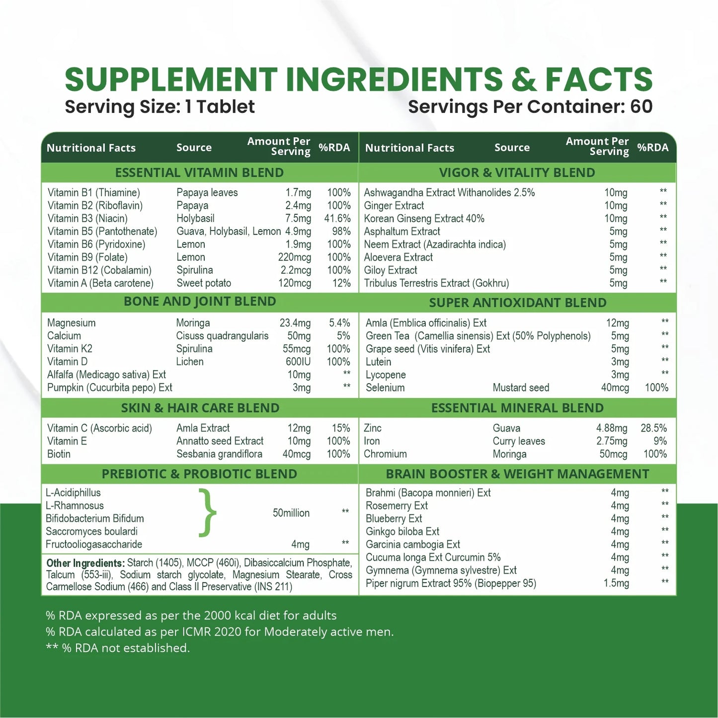 Vlado's Himalayan Organics Multivitamin with Probiotics