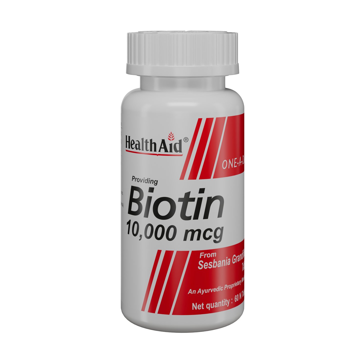 HealthAid Biotin 10000mcg for Hair, Skin & Nail Health