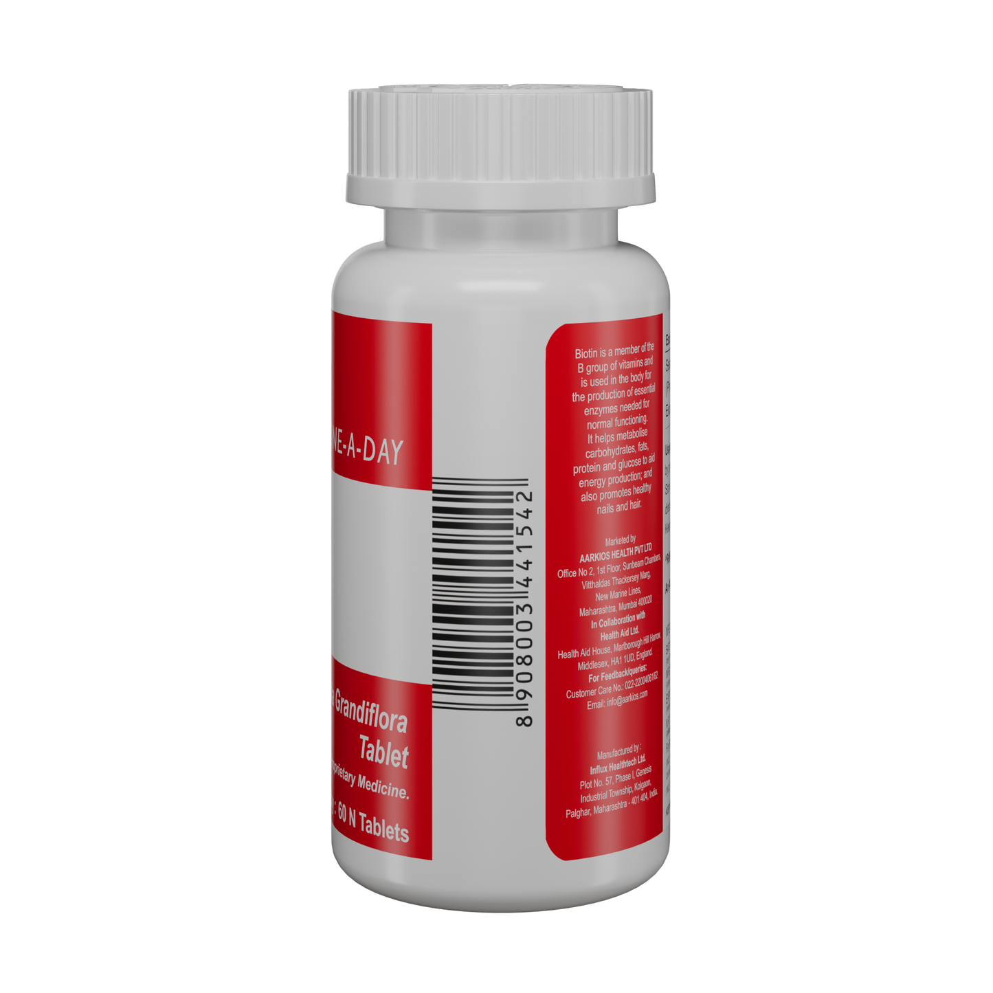 HealthAid Biotin 10000mcg for Hair, Skin & Nail Health