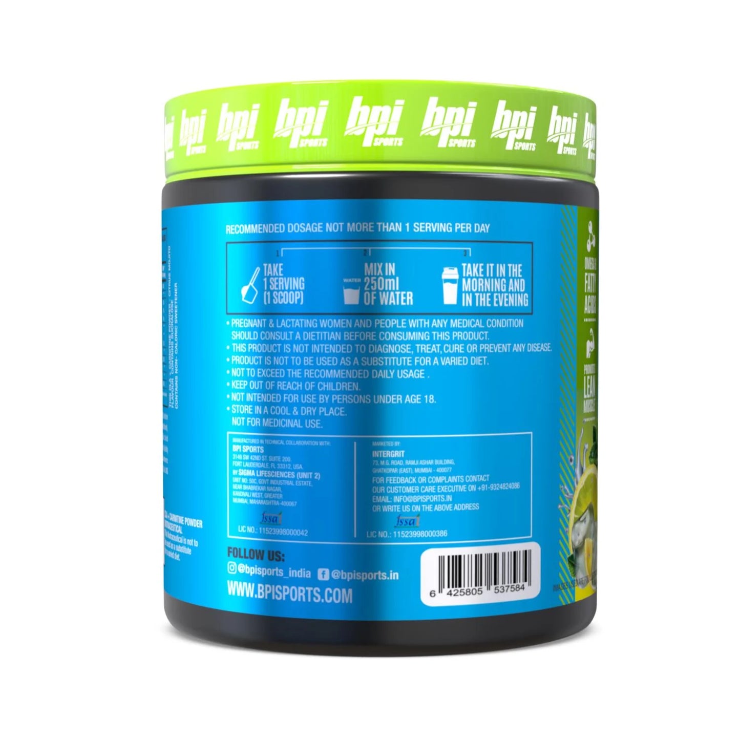 BPI Sports CLA+Carnitine – Non-Stimulant Fat Burner