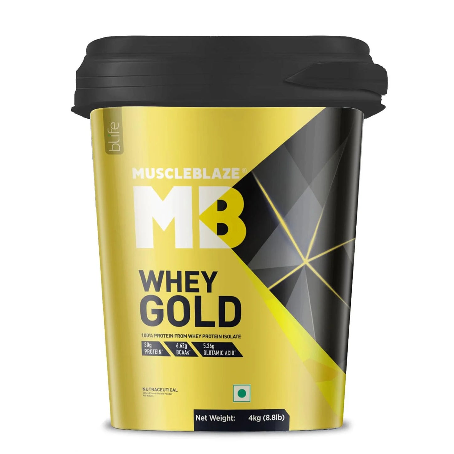 MuscleBlaze Whey Gold with Digezyme - Premium Protein Isolate