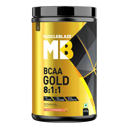 MuscleBlaze BCAA Gold 8:1:1 – High Leucine Recovery Blend