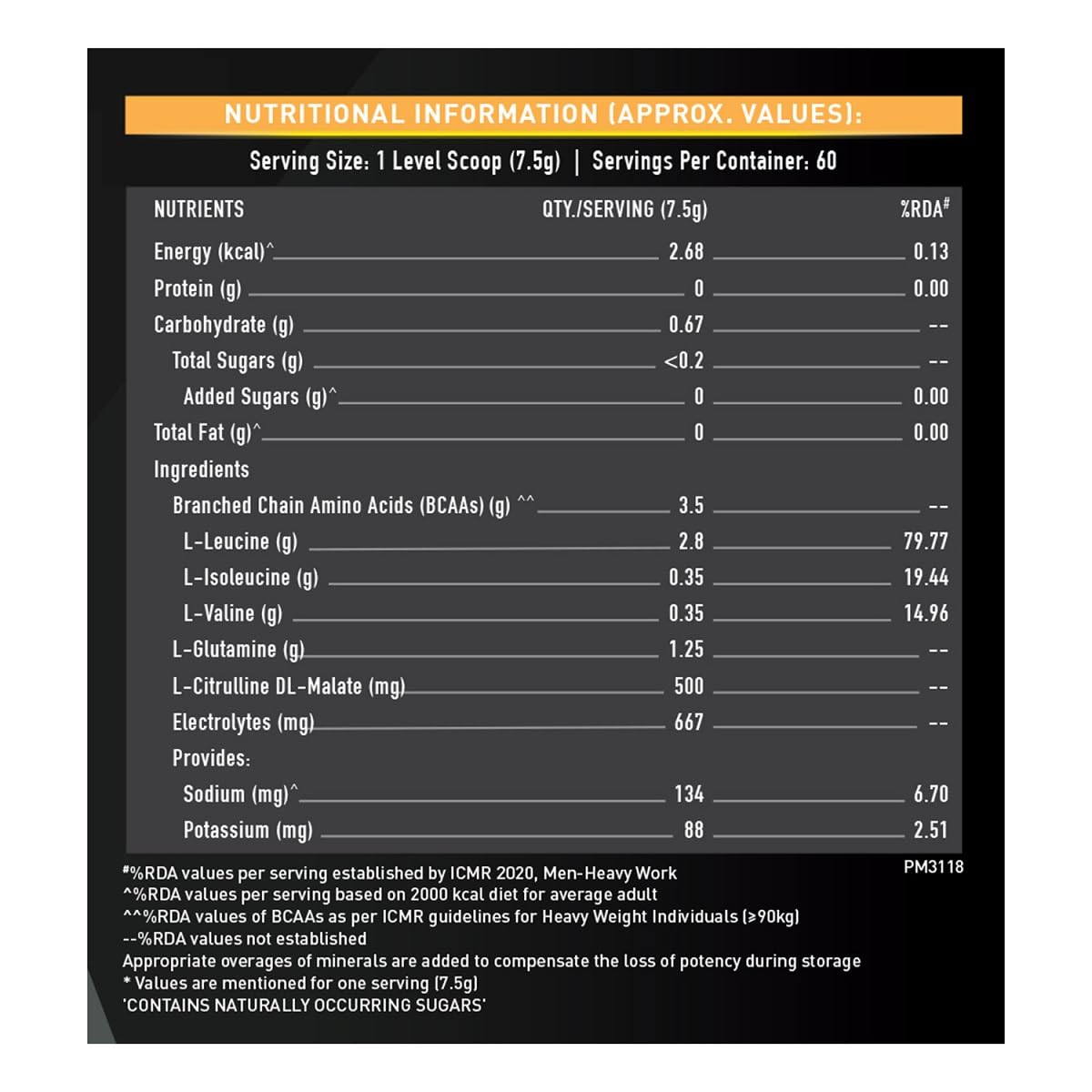 MuscleBlaze BCAA Gold 8:1:1 – High Leucine Recovery Blend