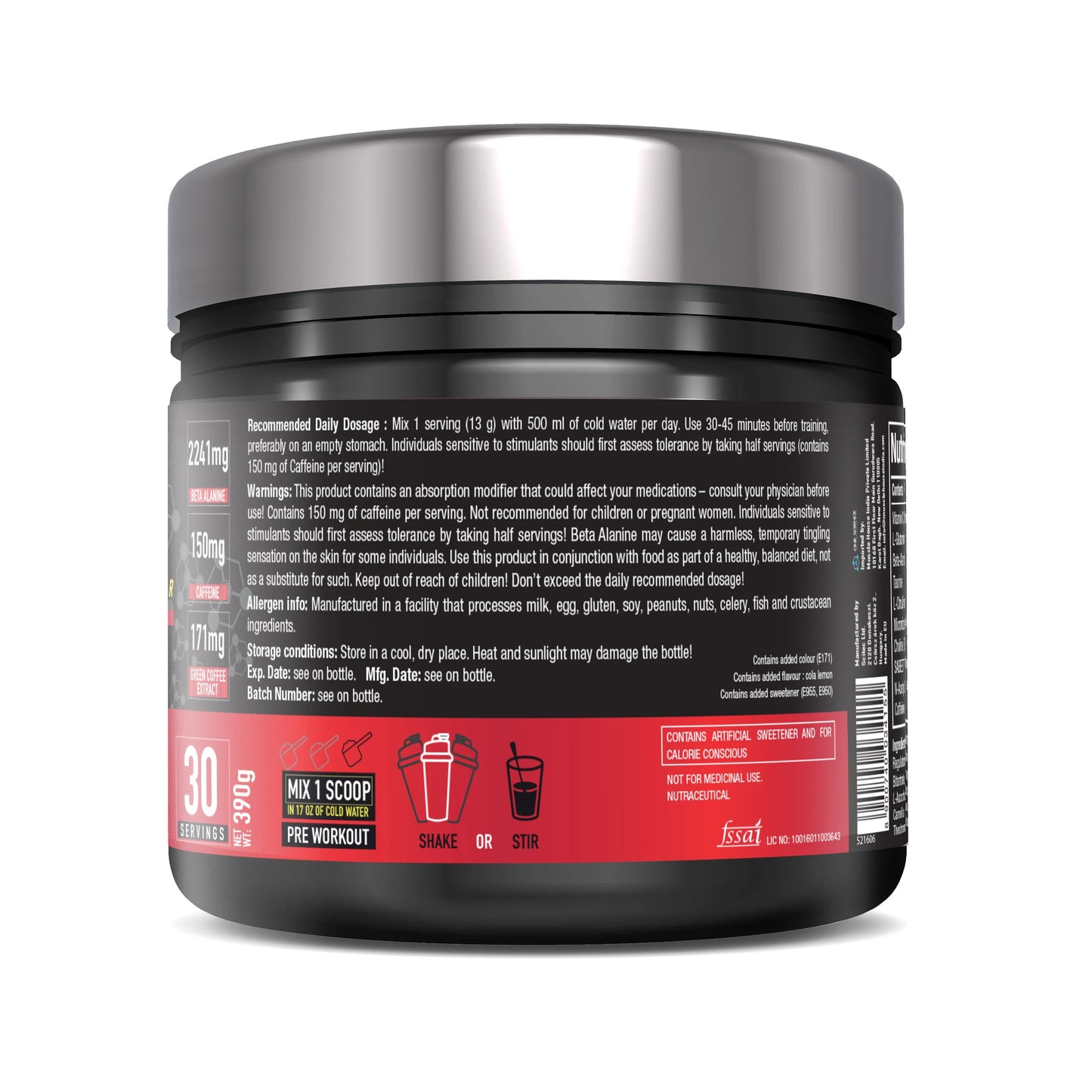 OSN Pre-Workout Ghost | Energy & Focus Booster