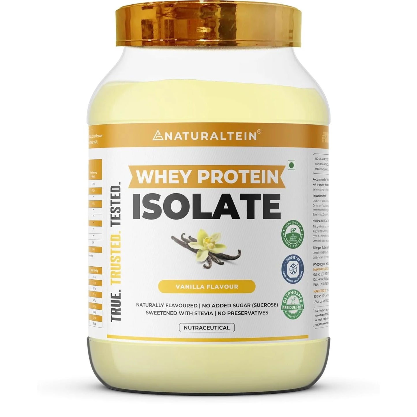 Naturaltein Whey Protein Isolate - 24g Natural Protein Scoop