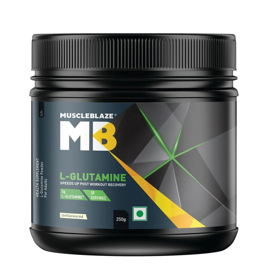 MuscleBlaze L-Glutamine – Boost Recovery & Immunity