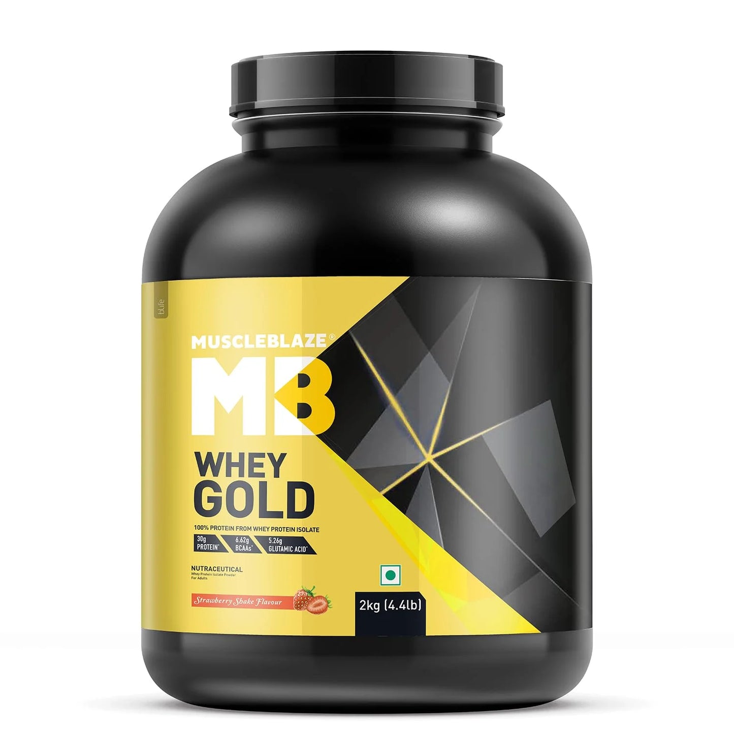 MuscleBlaze Whey Gold - 25g Pure Whey Protein Isolate