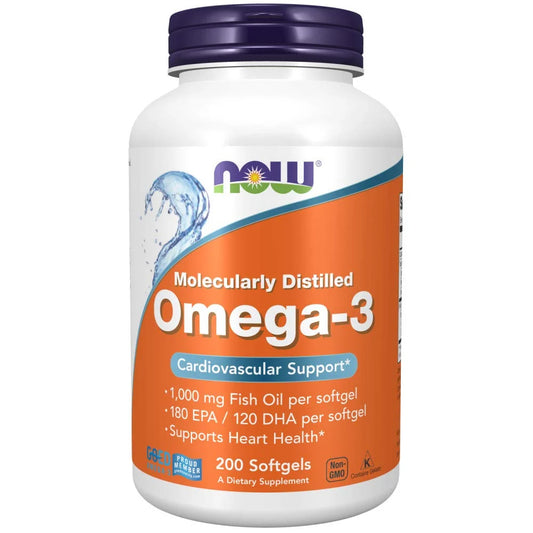Now Foods Omega-3 Fish Oil - Heart & Brain Support