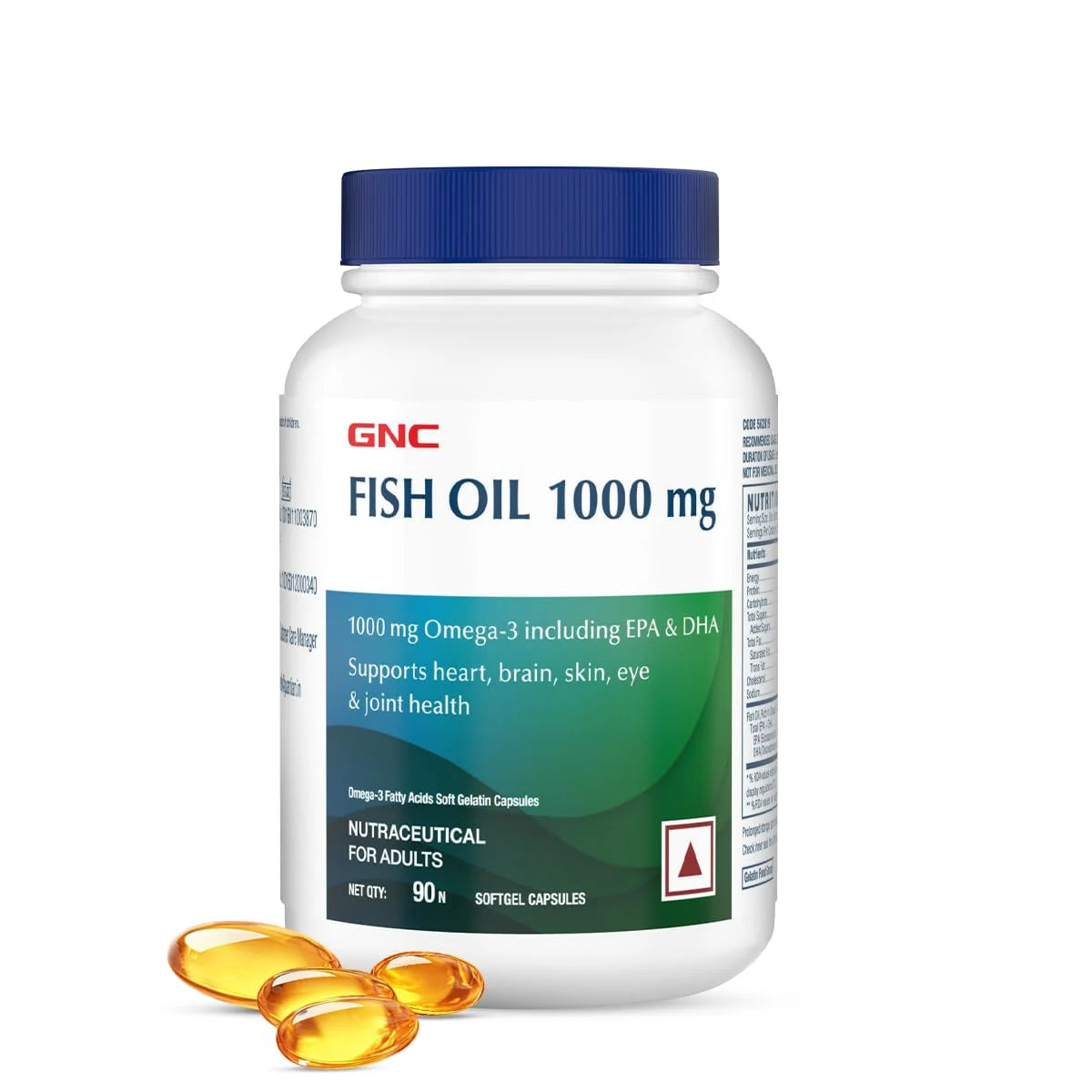 GNC Fish Oil 1000mg | Heart & Brain Health Support