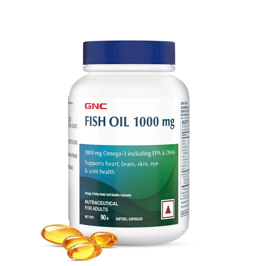 GNC Fish Oil 1000mg | Heart & Brain Health Support