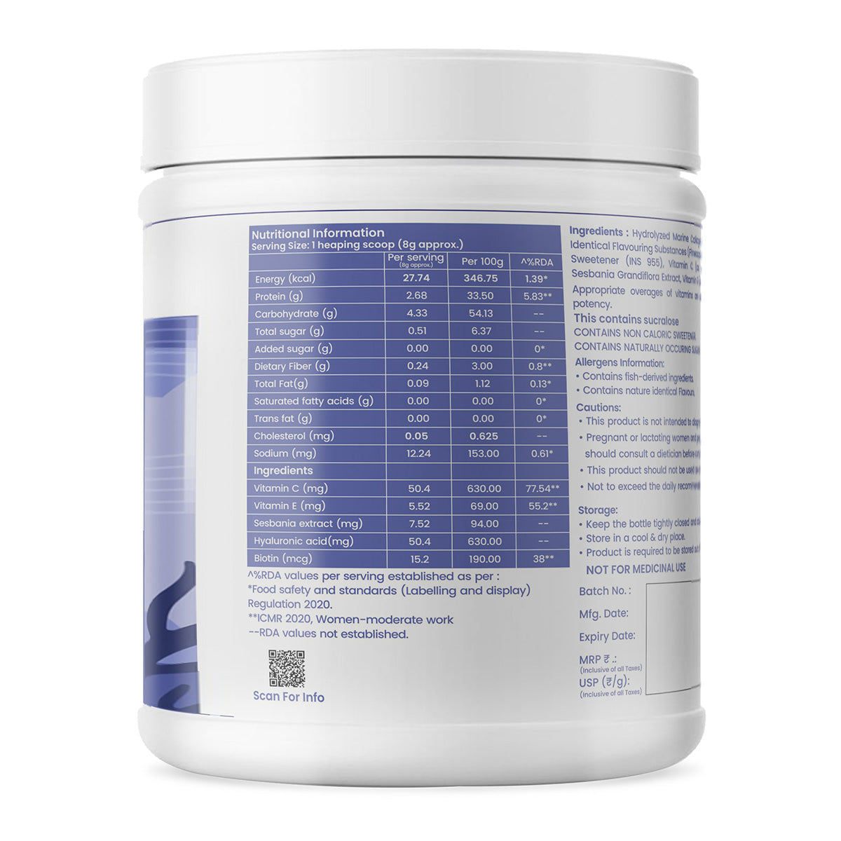 Dr. Morepen Marine Collagen Skin Protein | Skin & Hair Health