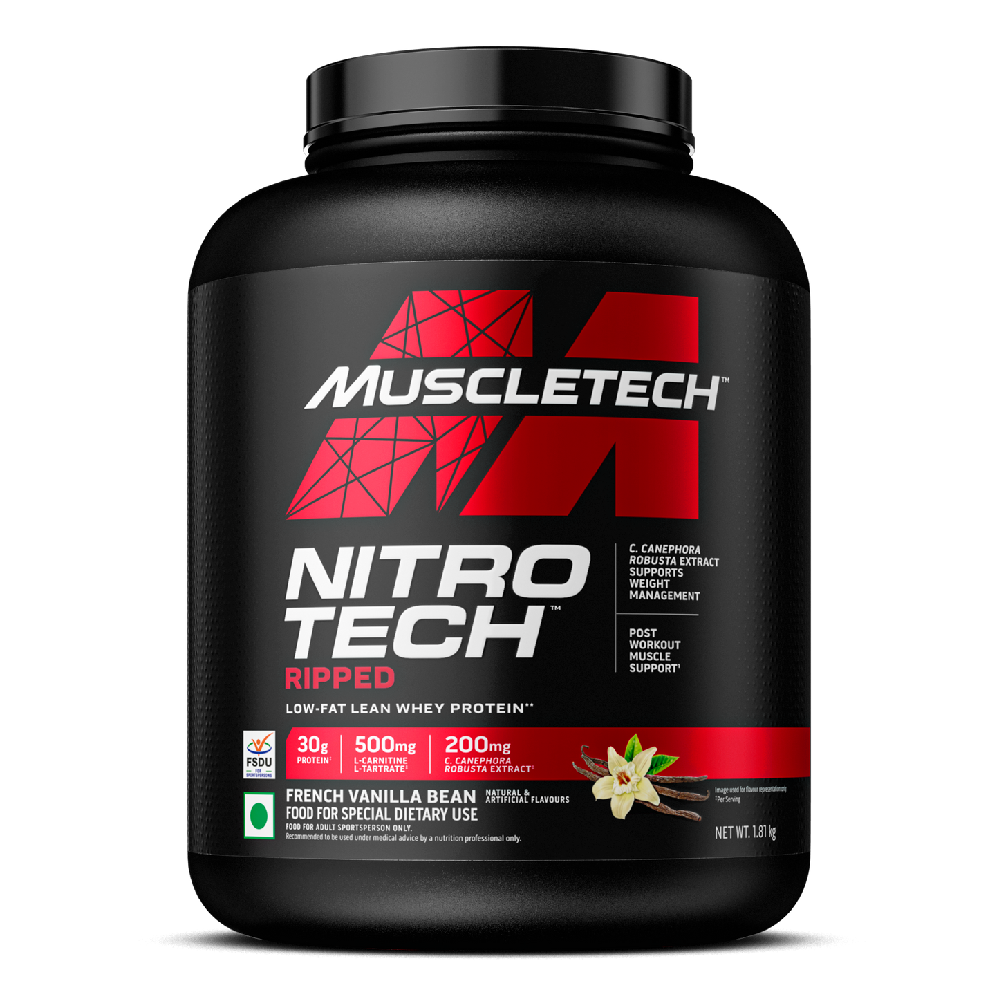 MuscleTech NitroTech Ripped - Lean Protein & Fat Loss