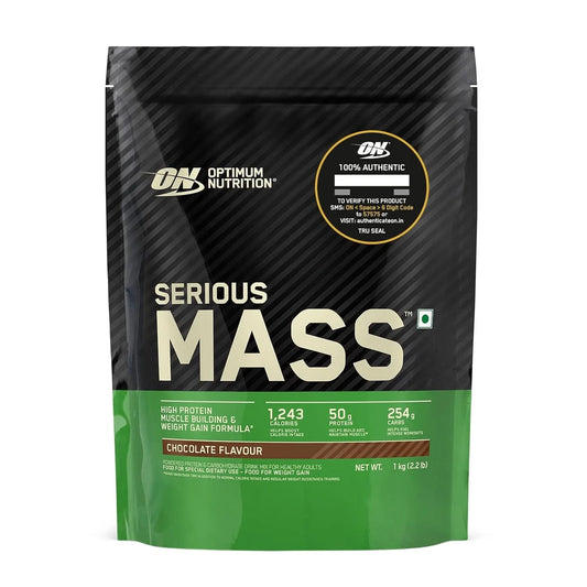 Optimum Nutrition (ON) Serious Mass Weight Gainer Powder (Vegetarian)