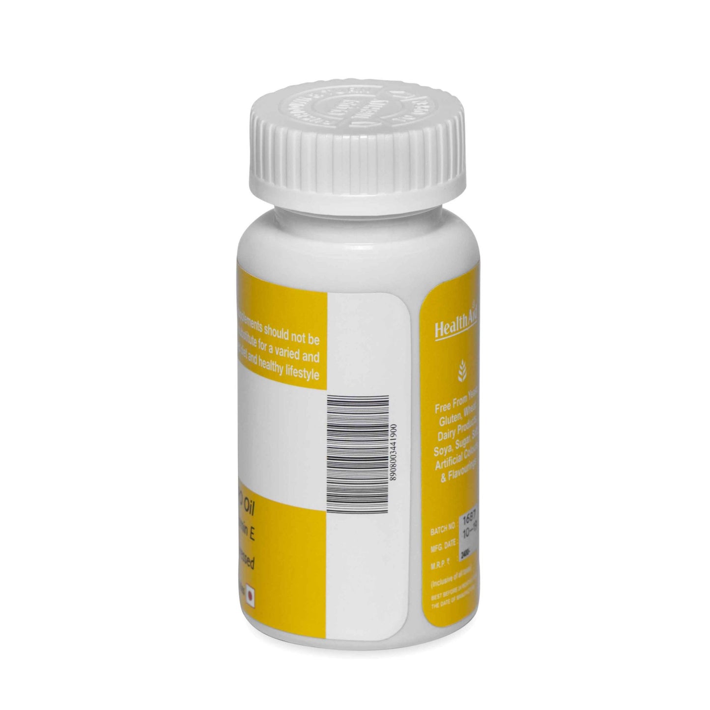 HealthAid Evening Primrose Oil 1000mg with Vitamin E - Hormone & Skin Support