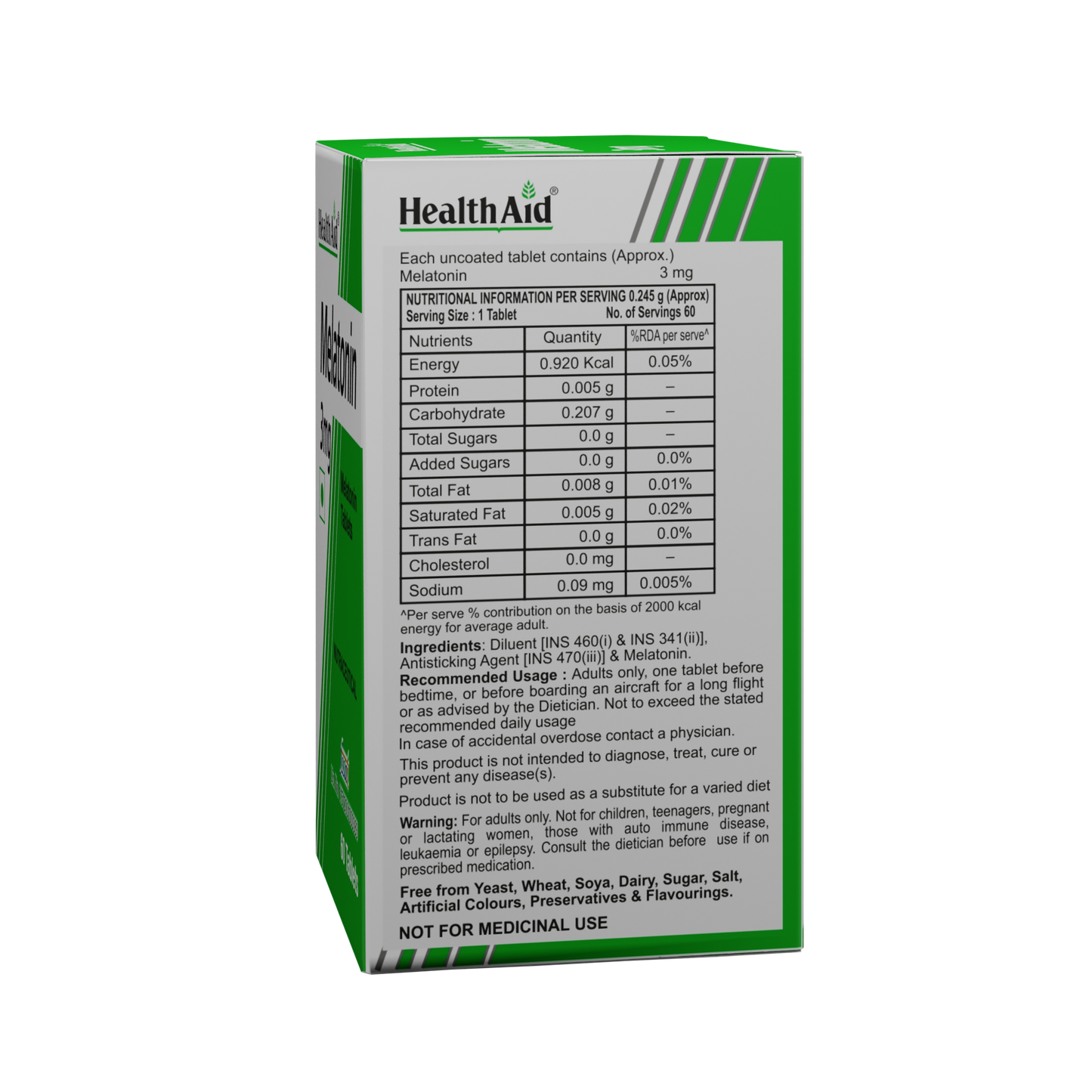 HealthAid Melatonin | Sleep Support & Relaxation