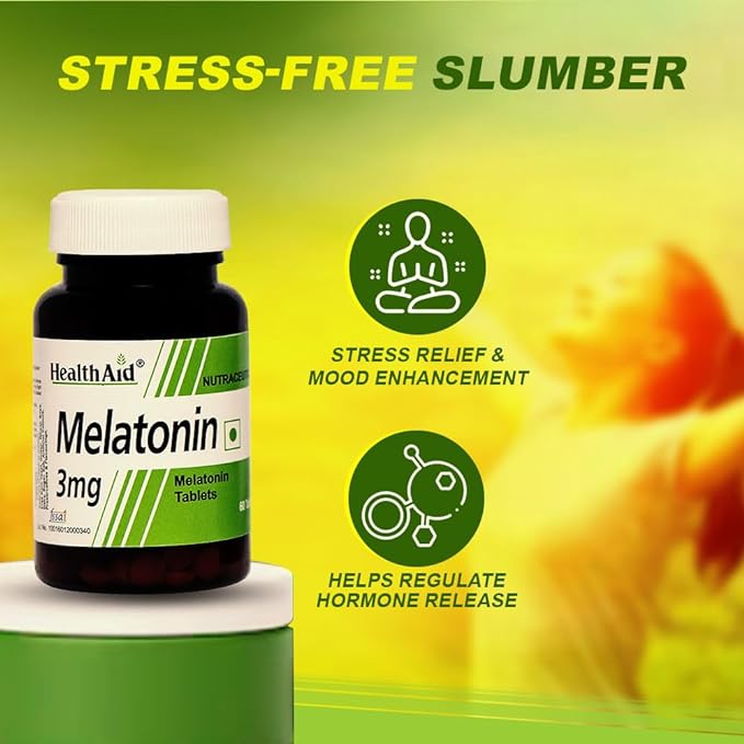 HealthAid Melatonin | Sleep Support & Relaxation