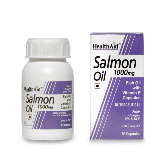 HealthAid Salmon Oil 1000mg - Rich in Omega 3 EPA & DHA