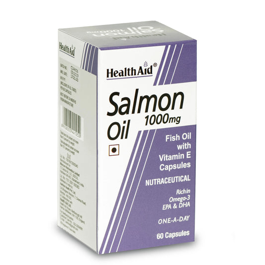 HealthAid Salmon Oil 1000mg - Rich in Omega 3 EPA & DHA