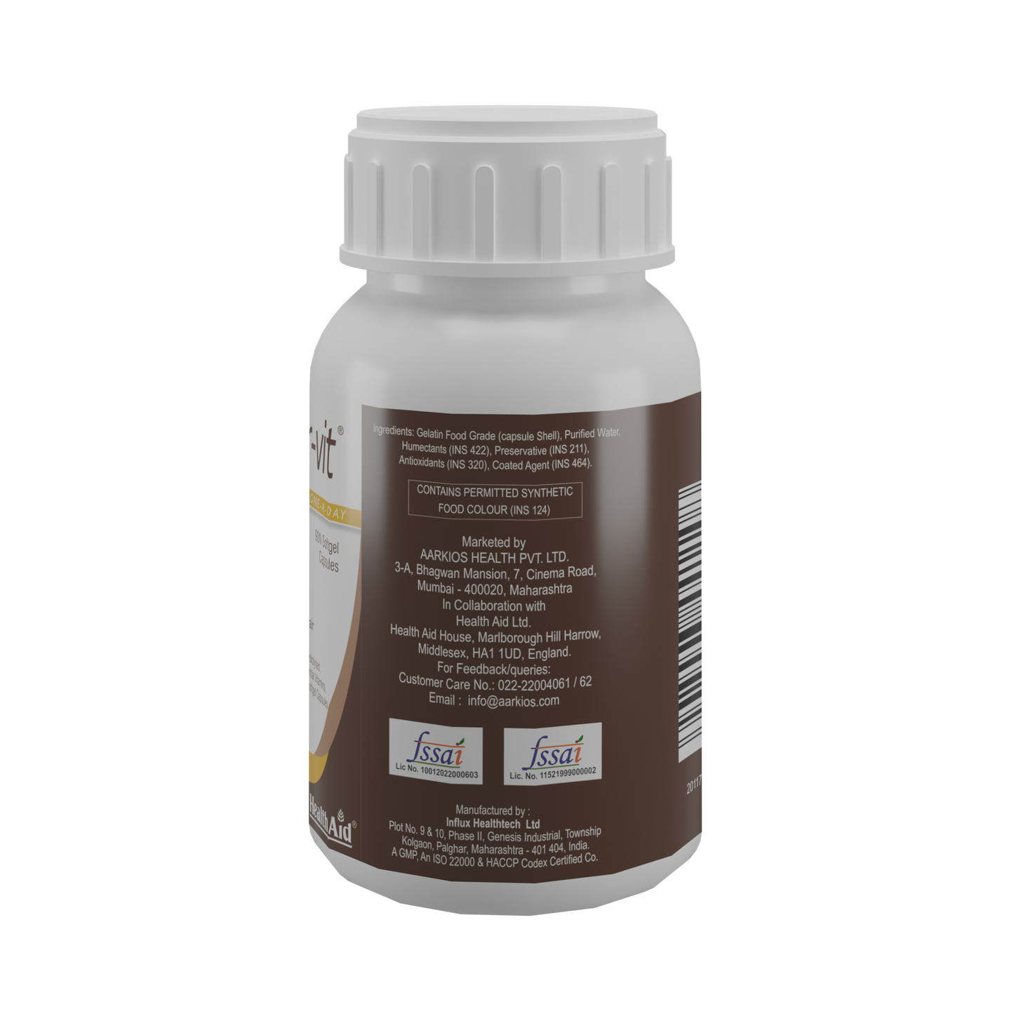 HealthAid Hair-Vit Capsules for Strong, Shiny Hair