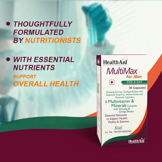 HealthAid MultiMax for Men | Energy & Vitality Support