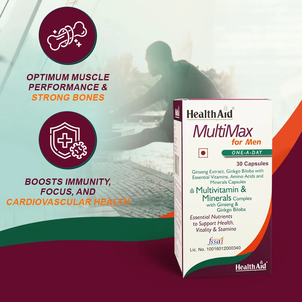 HealthAid MultiMax for Men | Energy & Vitality Support