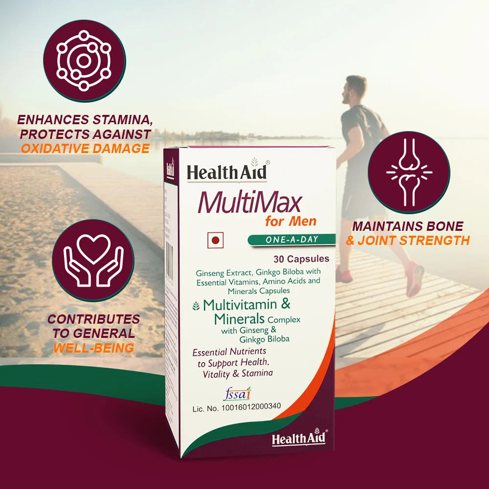 HealthAid MultiMax for Men | Energy & Vitality Support