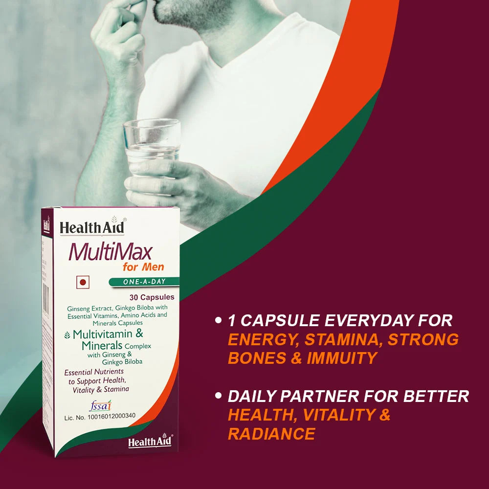 HealthAid MultiMax for Men | Energy & Vitality Support